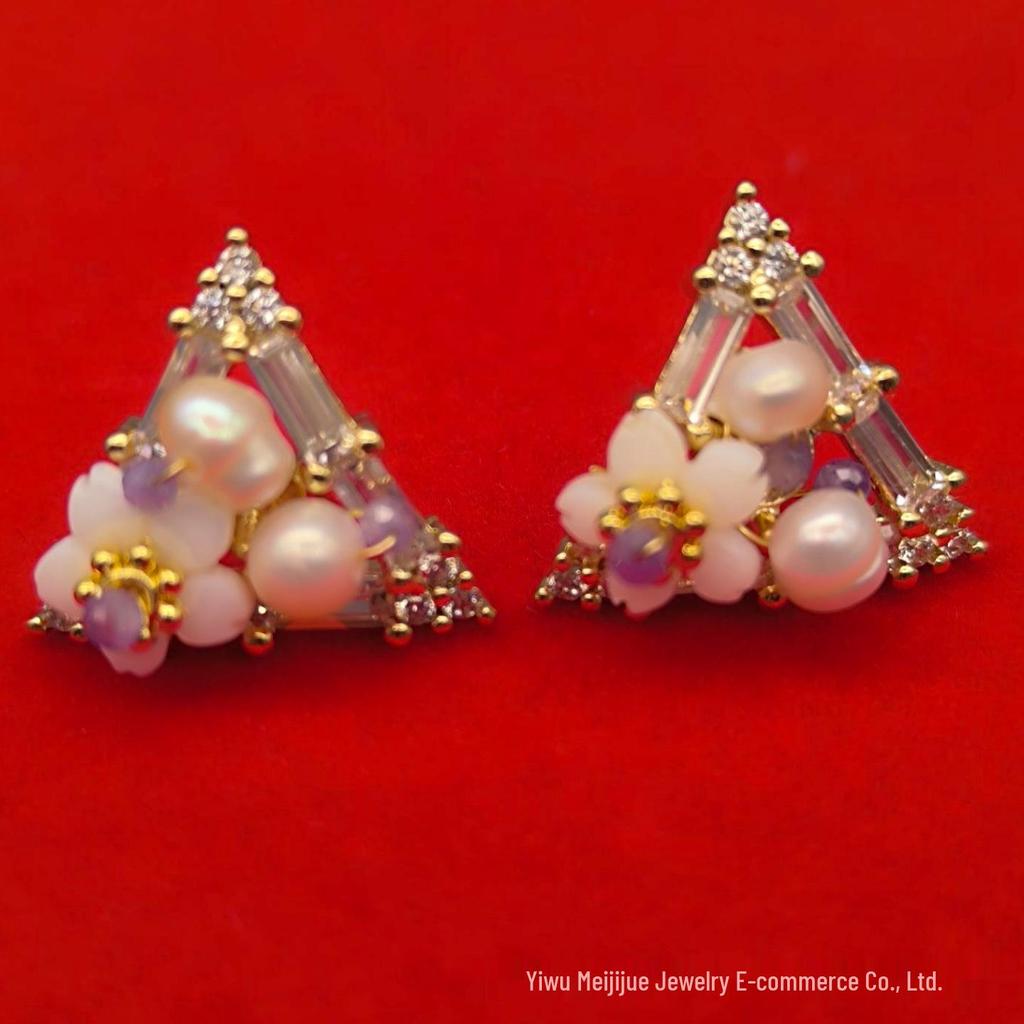 Korean-Style Pearl Rabbit Ear Stud Earrings - Trendy, Versatile Fashion Accessories