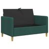 Storage Sofa In Dark Green 122 X 78 X 87 Cm Polyester