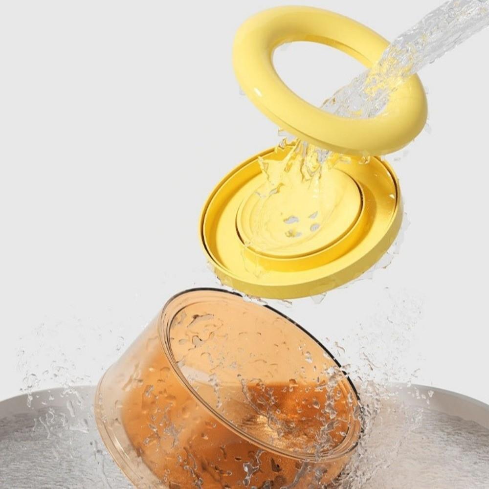Large Capacity Pet Floating Water Bowl Non-Slip Base Cat Bowl Dog Drinking Bowl  Indoor Outdoor