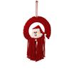 Santa Claus Christmas Tree Tapestry Bohemian Style Cotton Rope Tapestry  Living Room