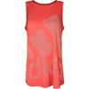 Logo Cool Tank Sleeveless Comfortable Vest Women Tops Red CV5107