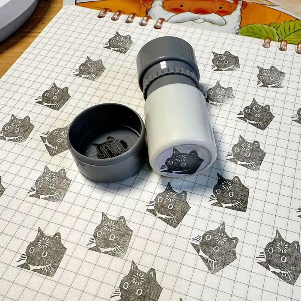 DIY Decoration Funny Kitten Seal Expression Downtime Cat Stamps  Hand Account Decoration