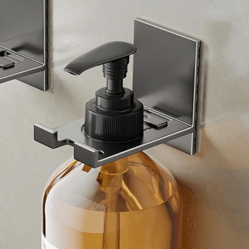 2pcs Aluminum Shower Gel Bottle Hanger 2pcs Bottle Hanger Stand Shower Use