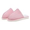 Fashion Concise Round Toe Cotton Slippers for Women Winter Indoor Faux Suede Plush Slippers Woman Light Slip On Cotton Slides Mujer
