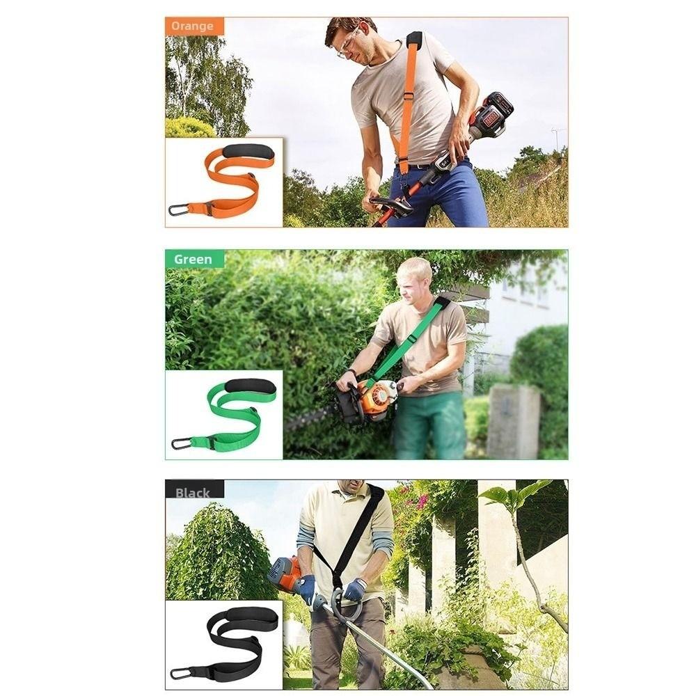Adjustable String Trimmer Harness Durable Nylon Hanging Weeding Machine Strap  Outdoor Use