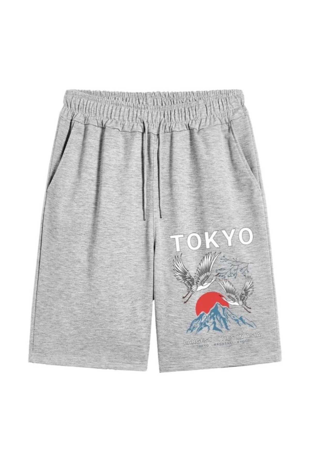 

Men s Plus Size Plus Size Shorts & Bermuda Plus Size Big Size Oversized Special Production Tokyo Printed Full Summer Men s Bermuda Shorts 10XL