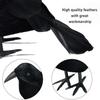 Small Simulation Fake Bird Realistic Halloween Black Crow Model Home Decoration Animal Creepy Toy