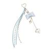 Trendy Korean Inspired Leather Tassels Bows Hanging Ornament Phone Charm Bag Accessories Key Holder for Stylish Women
