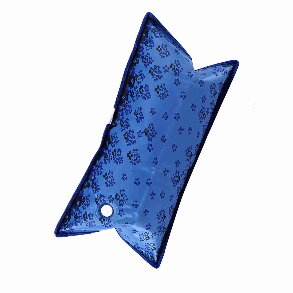 Thickened Ice Pillow Cool Pillow Home Travel Water Cushion Cooling Cushion (55*35cm Dark Blue)