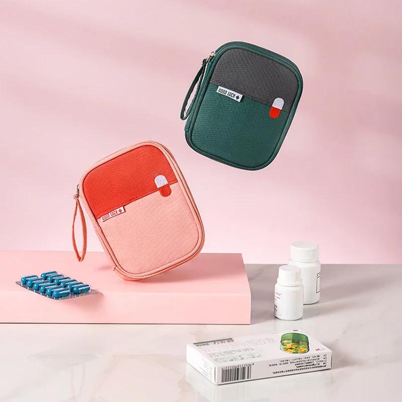 Multifunction Medicine Travel Packing Bag Portable Thick Family First Aid Kit Box Camping Pill Cube Accessories Storage Pack