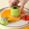 Stainless Steel Fruit Cutting Embossing Mold Small Wonton Biscuit Mold Heart/Flower Shape Vegetables Cutter Kitchen Tools