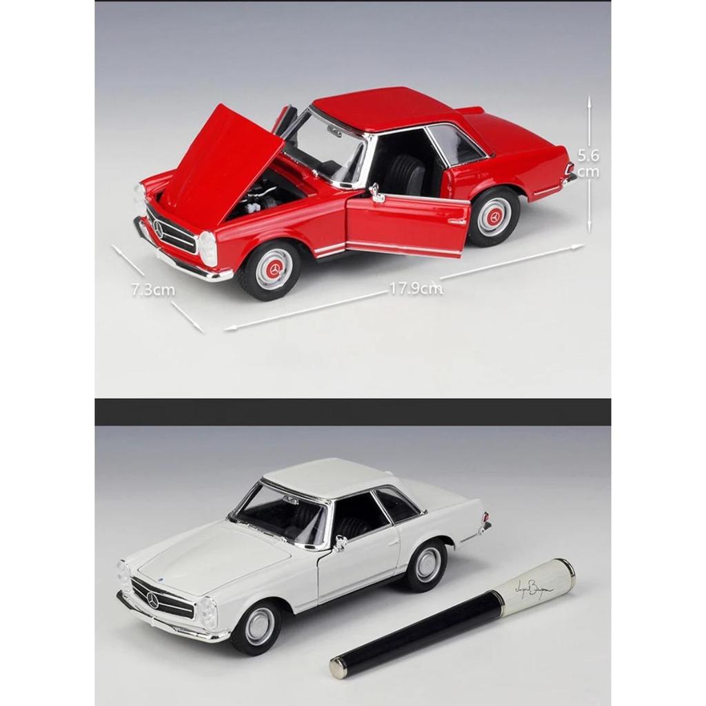 Welly 1/24 Mercedes-Benz 230SL 1963 Alloy Car Model Diecasts & Toy Vehicles Collect Car Toy Boy Birthday Gifts