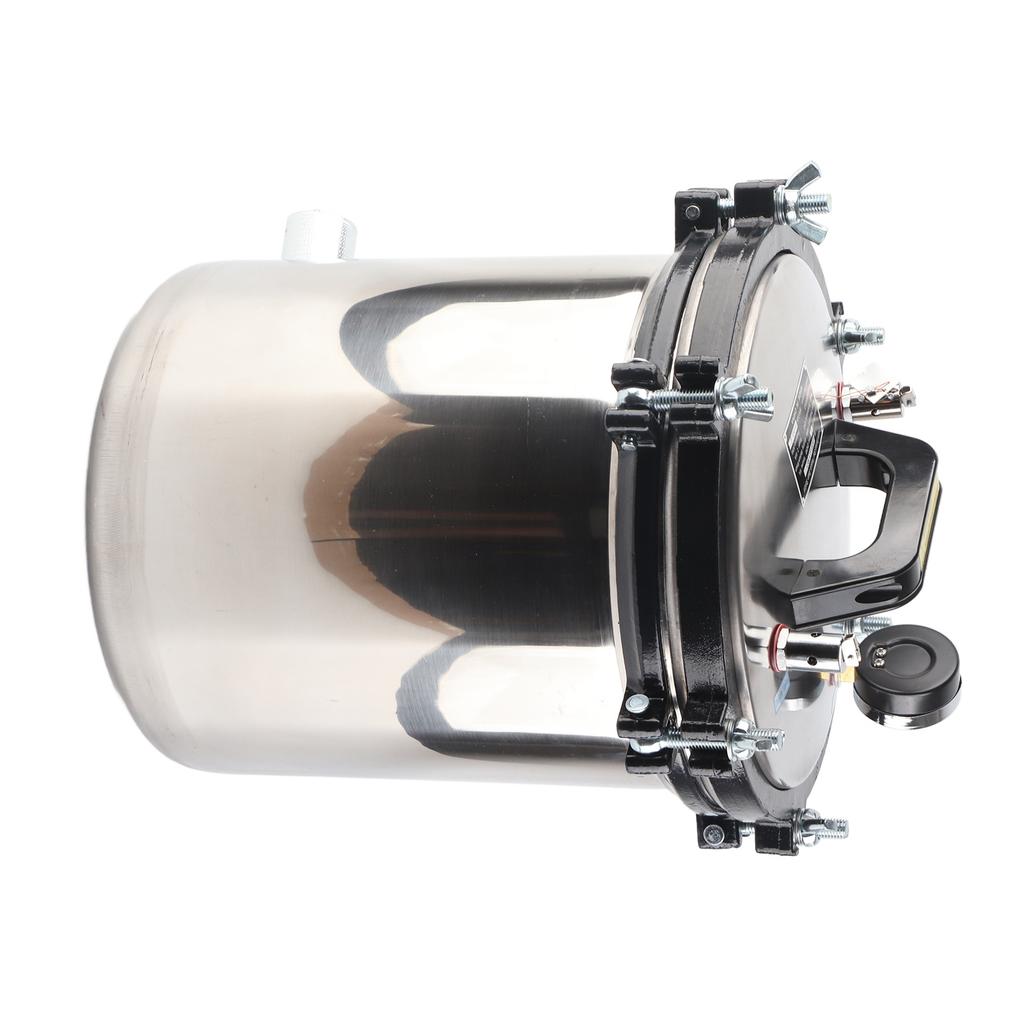 Steam Autoclave Portable High Temperature Pressure Pot Stainless Steel Machine 18L