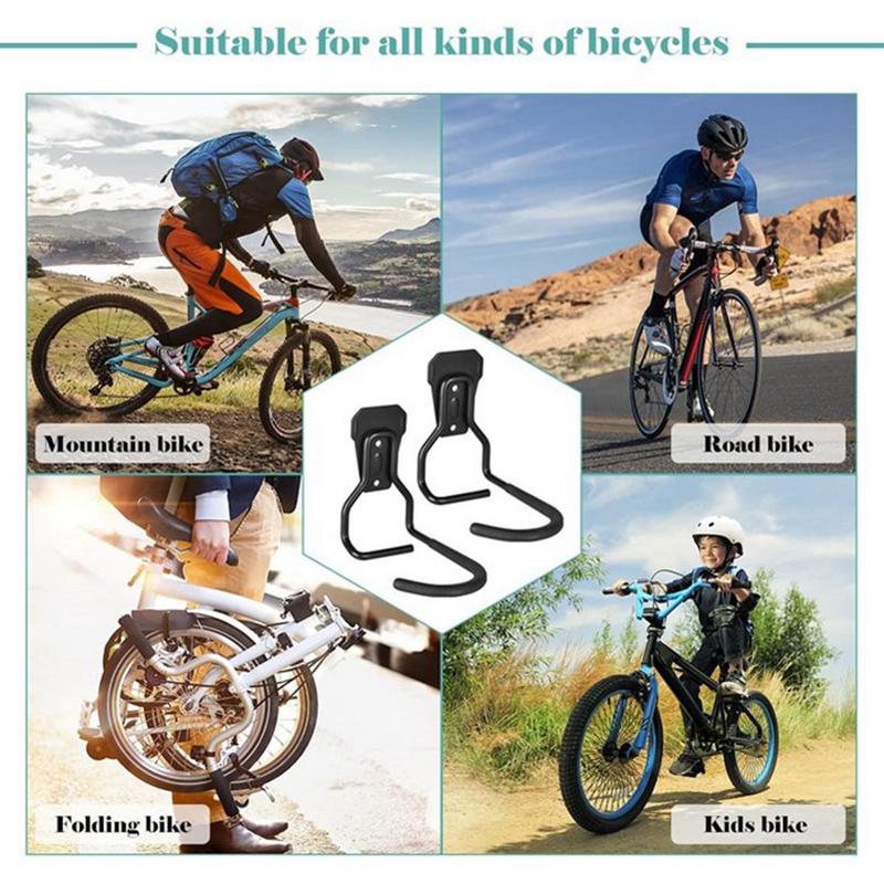 Bike Stands Wall Mount Bicycle Stand Holder Mountain Bike Rack Stands Hanger Hook Storage Bicycle Hanger Garage Ceiling Storage