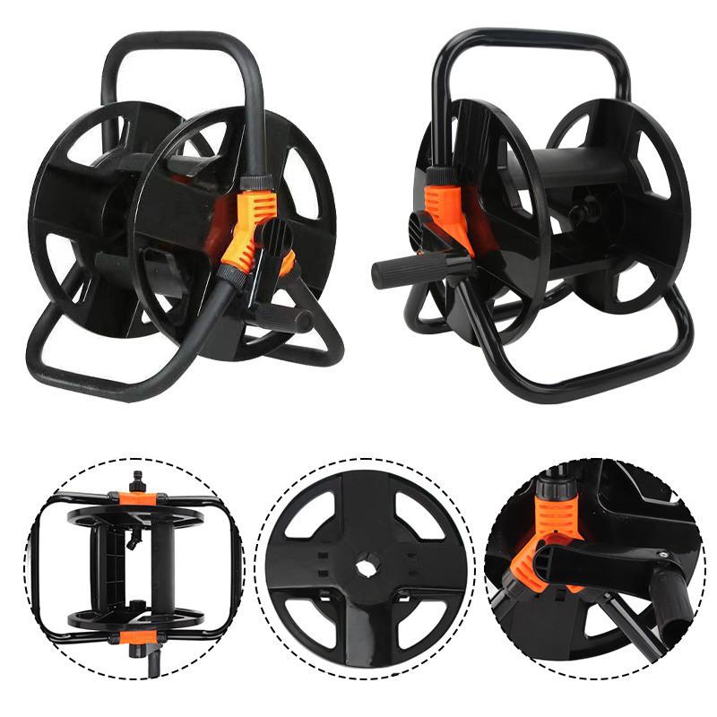 Watering Hose Free Standing Winder Portable Hose Reel Water Pipe Storage Rack Organizer Holder Gardening Tools