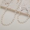 S925 Sterling Silver Natural Freshwater Pearl Colored Treasure Handmade String Necklace Female Personality Design Temperament Xiaohongshu