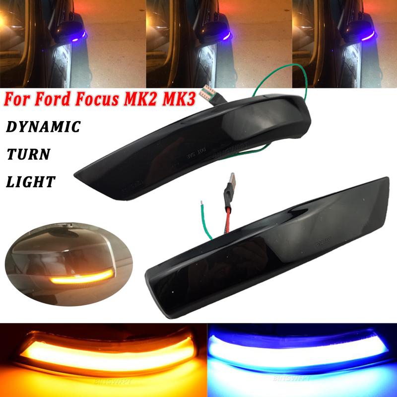 Side Mirror Indicator Sequential Blinker Lamp For Ford Mondeo MK4 Facelift 2011-2014 Dynamic Turn Signal Light For Mondeo MK4 EU