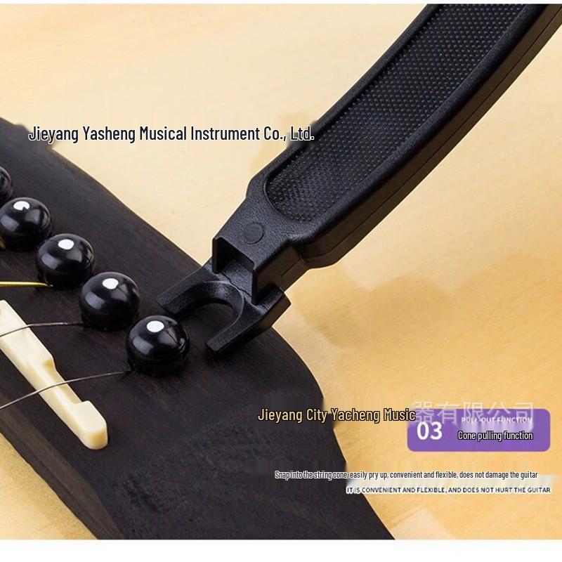 Multi-Function 3-in-1 Tool: Electric Guitar String Pick, Pin Puller, Cutter, Winder