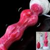 Fantasy Double Knot Silicone Dildo, Water-Spray Design with Injector & Air Pump, Soft Liquid Silicone, Strong Suction Cup,8.18 Inch Fantasy Collection