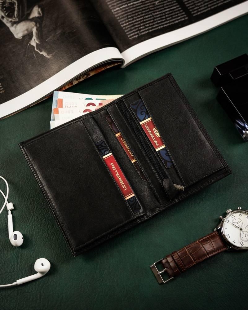 Men's wallet made of natural leather - Peterson