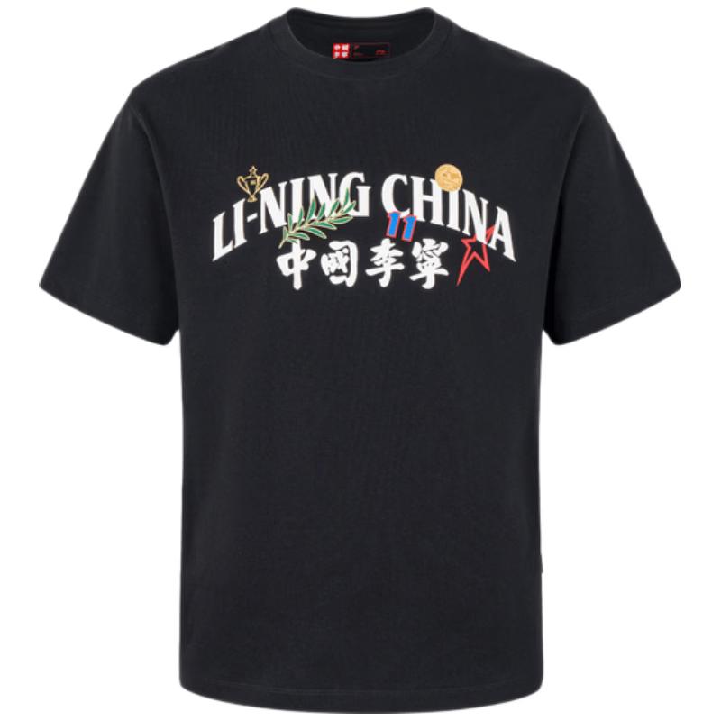Li-Ning Men s 2026 Retro Sport Short Sleeve T-Shirt EU 40