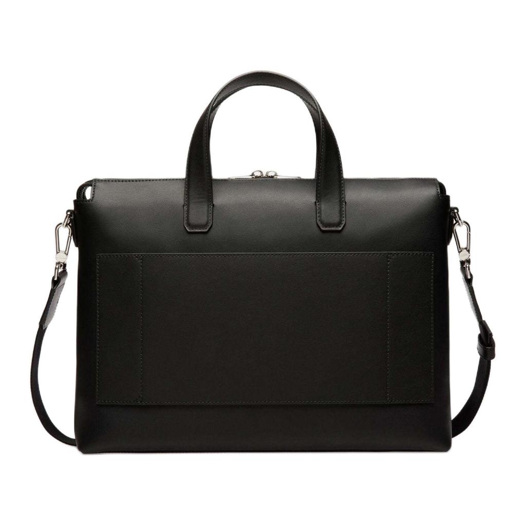 Bally Case Letter Logo Leather Shoulder Crossbody Tote Bag Men bags Black 6307866