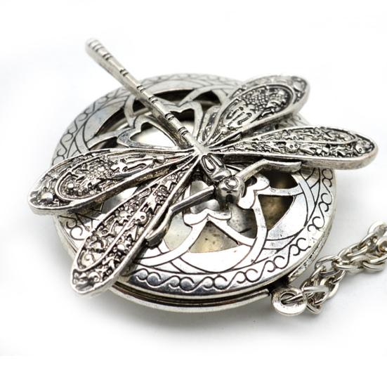 Vintage Necklace Retro Dragonfly Pendant Long Necklace Handmade Boho Ethnic Style Jewelry