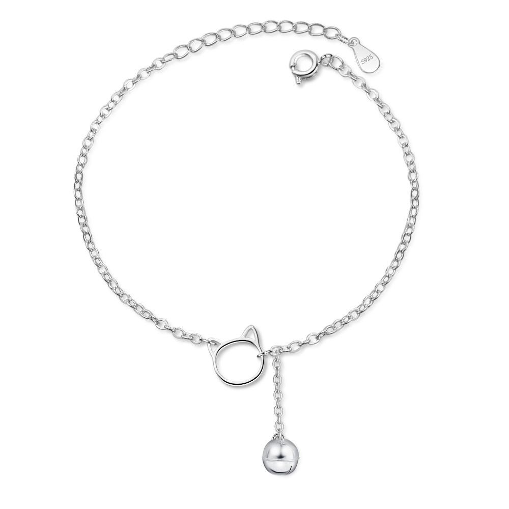 Minimalistisches Schmuckset im koreanischen Stil: Geometrischer Ohrring, Halskette, Armband & Ring