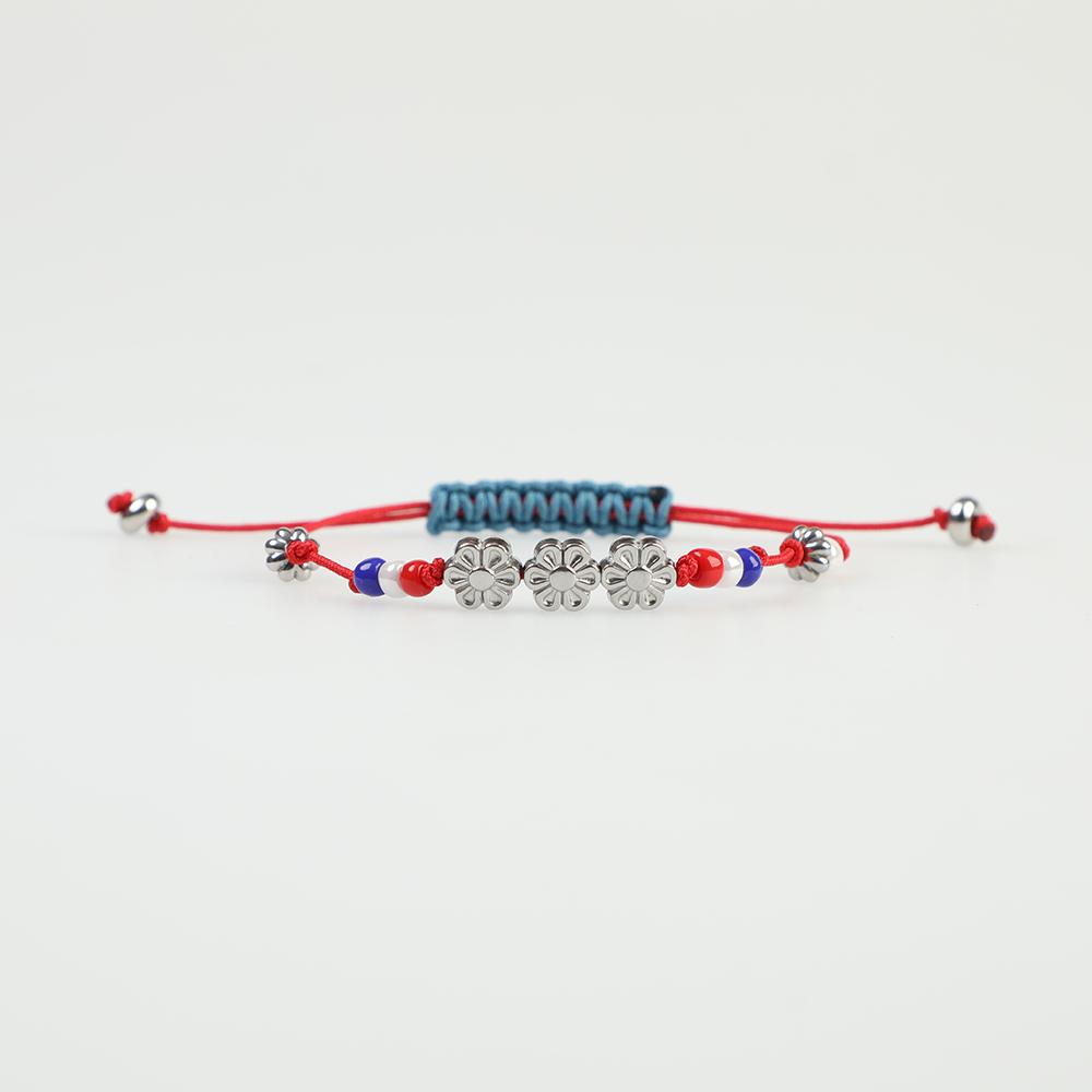 Authenticmods Atcm Flower Beads Bracelet(Red)