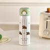 Steel Cute Puppy Adult Girls Good-Looking Compact Handy Insulated Water Cup for Direct Drinking Durable Durable