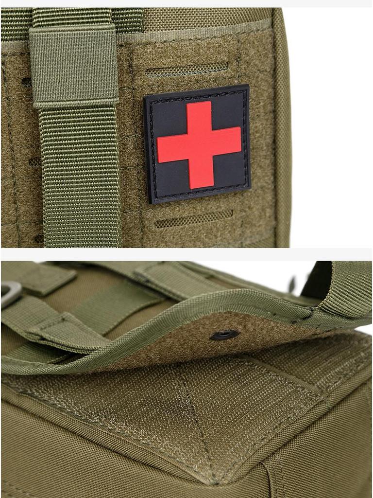 Laser-Cut Outdoor Multi-Functional First Aid Tactical Medical Molle Attachment Fanny Pack