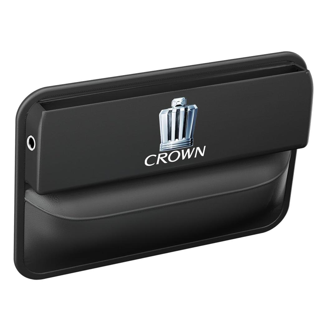 Fumezu Car Side Storage Box for Toyota Magic Storage Box Between Driver and Passenger Black Crown, 5-Section Seats,