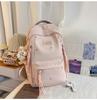 Schoolbag schoolbag junior high school girls 1011 new high value ins style simple high school students large capacity backpack