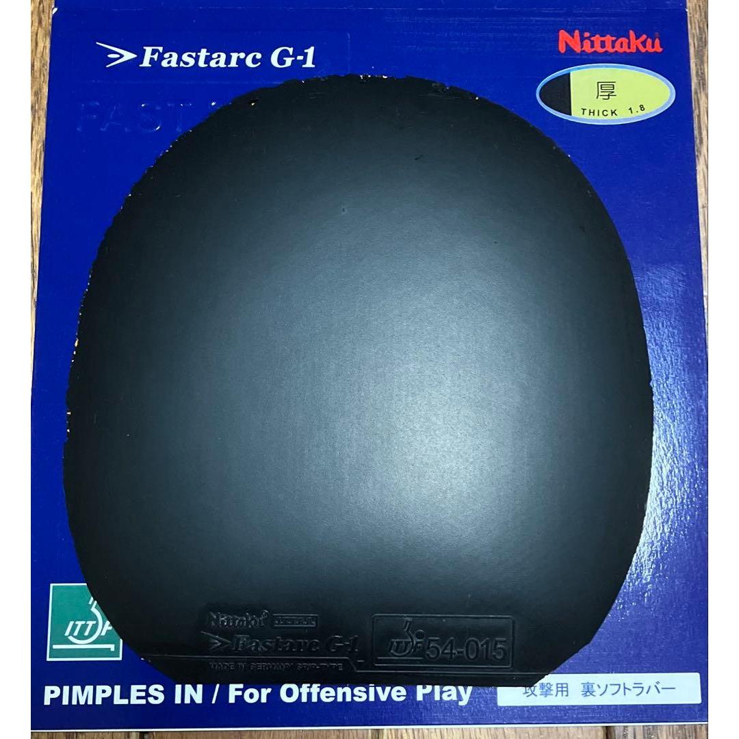 Used Nittaku Fastarc G-1 Black Thickness 1.8mm