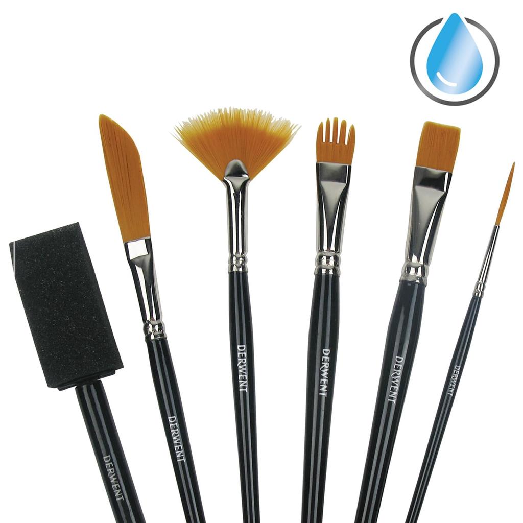 Derwent Technique Brush 2302003 (6-pack)