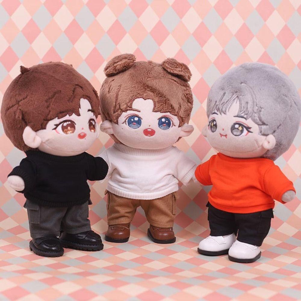 

Cute Cotton Doll Clothes Fashion Casual Wears Trousers for 20cm Cotton Doll/for 1/12 BJD Dolls