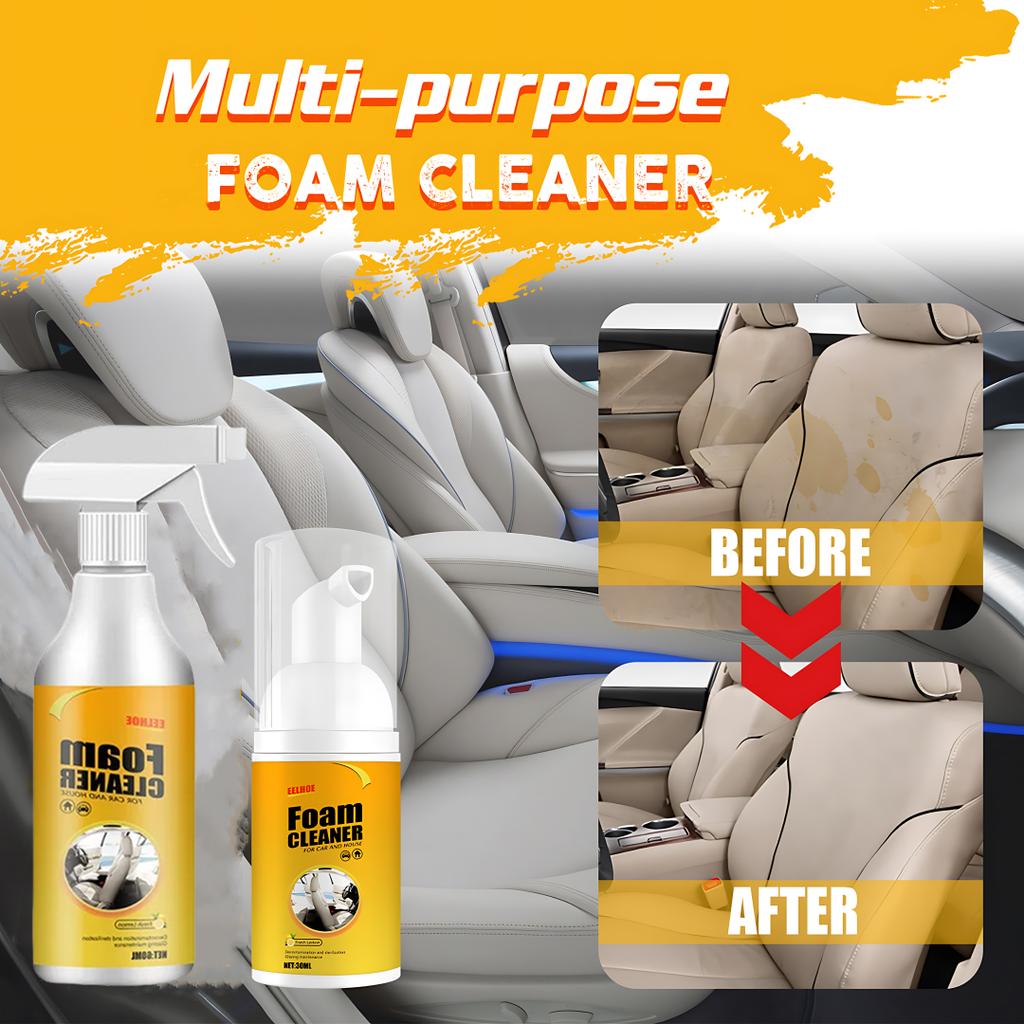 Multifunktionaler Schaumreiniger Autoinnenraum Fleckenentfernung und Reinigung Ledersitz Schaumreiniger Sprühschaum Wartungswäsche Auto