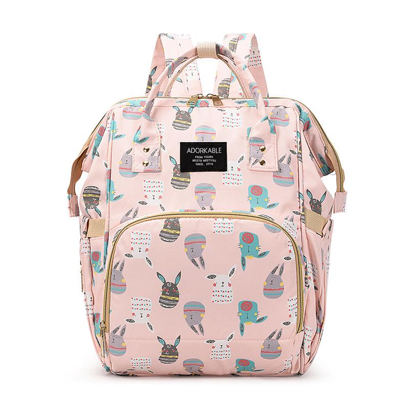 2025 Fashionable Mummy Bag: Double Shoulder, Large Capacity, Lightweight Backpack for Mother and Baby Outings