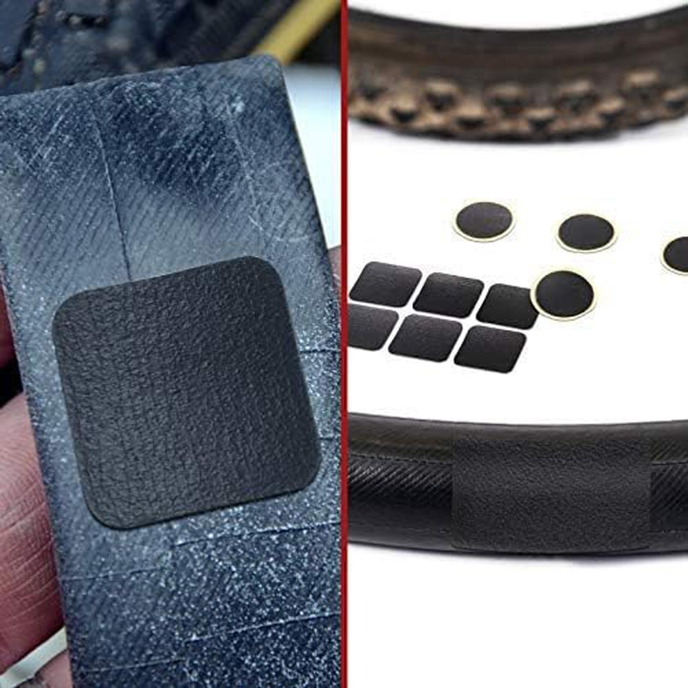 10PCS Bicycle Glue-Free Tire Patches Quick Repairing No-glue Adhesive Quick Drying Bicycle Tire Repair Patches Bike Accessories