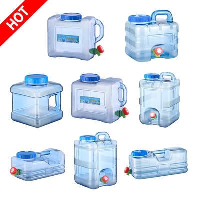 Cubeta de Agua Portátil de 5/7.5/8/10//12/15L Contenedor de Tanque de Agua Pura para Conducir con Grifo para Acampada al Aire Libre Cocina Picnic Senderismo