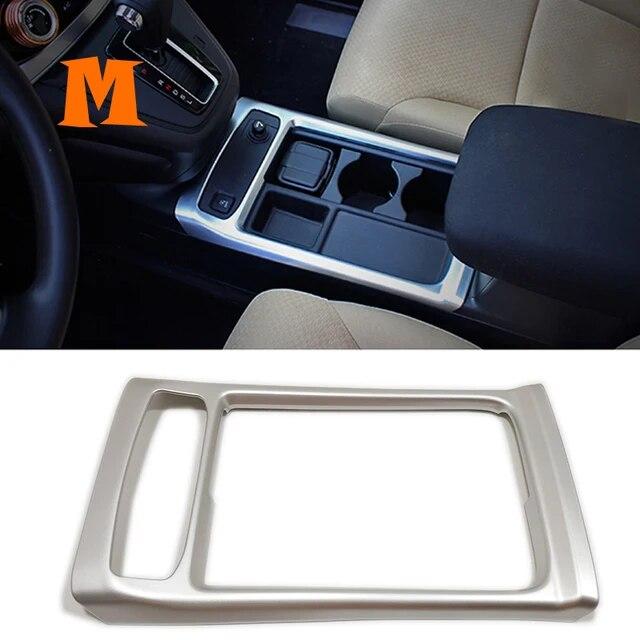 For Honda CRV CR-V Car Gear Shift Knob Lever Shifting Frame Panel Sticker Cover Accessories Trim ABS 2012 2013 2014 2015 2016