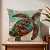 Sea Turtle cute cushion cover For Pillow Printing Sofa Decoration Home Car Room Coffee Shop Office Nordic Simplicity