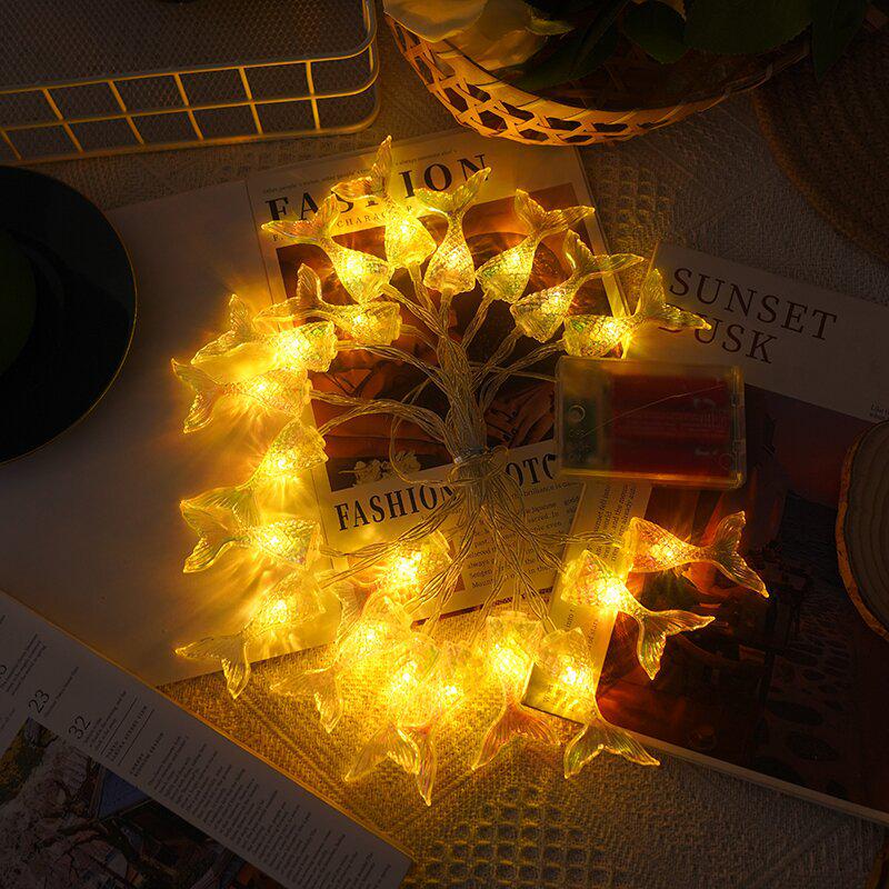 LED Colorful Seashell & Starfish Festive Lights for Indoor/Outdoor Décor