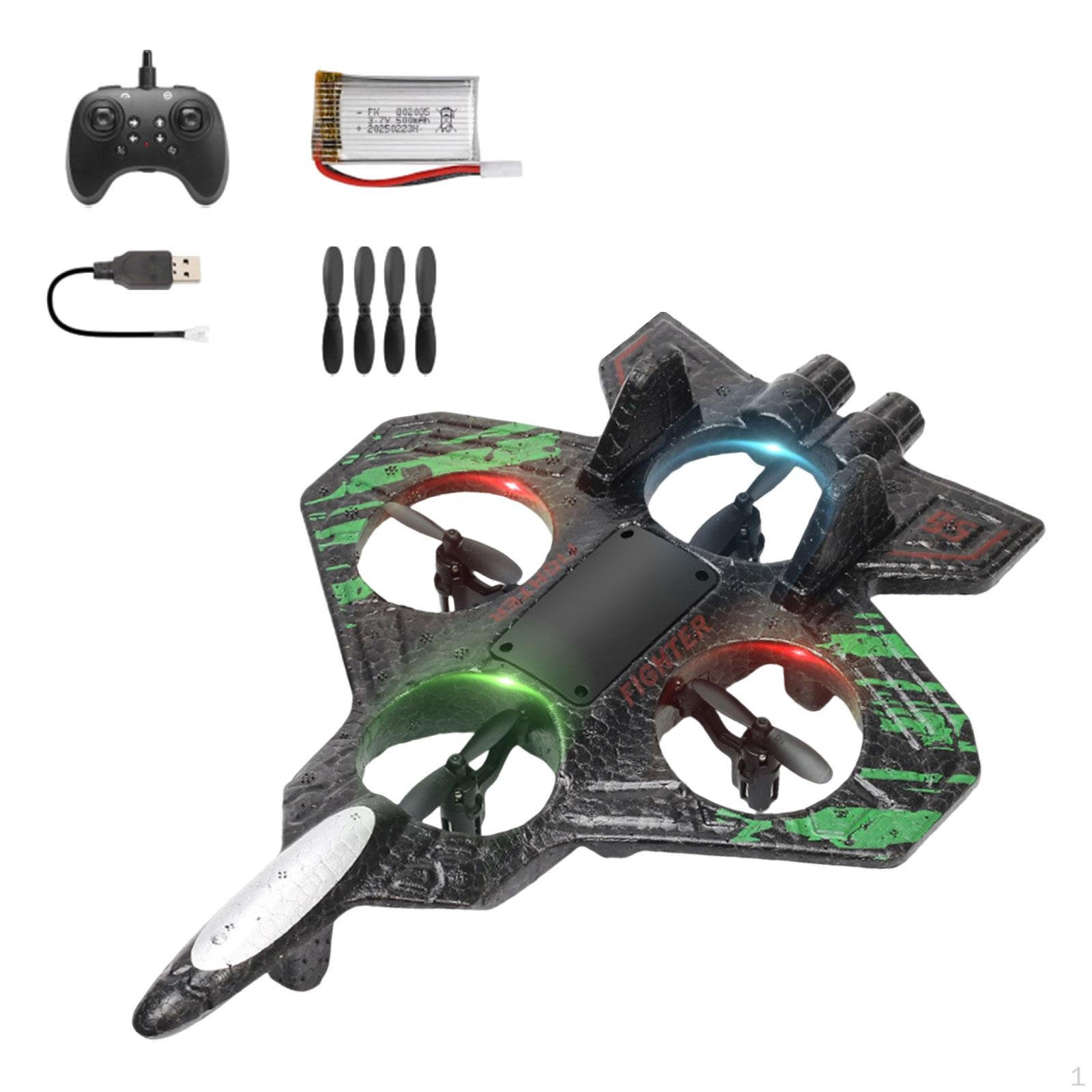 

Радіокерована пінопластова модель літака з фіксованим крилом, з барвистим підсвічуванням, проста в управлінні для початківців зелений