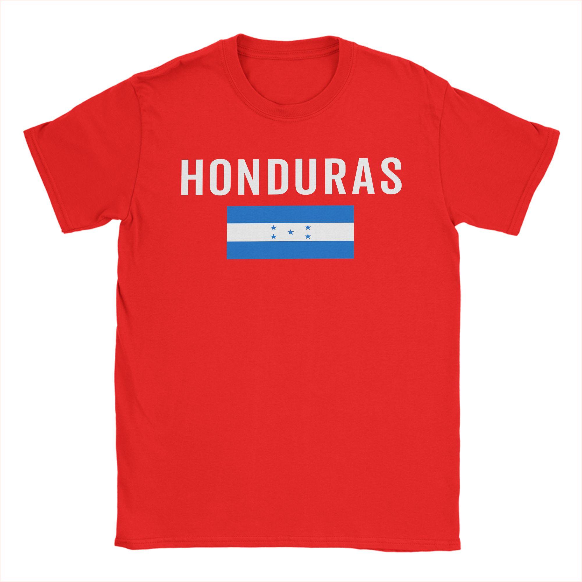 Unisex Honduras Flag T Shirts 100 Cotton Tops Awesome Short Sleeve Crew Neck Tee Shirt Printing TShirt S