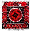 50 Sharingan Doodle Personalized Japanese Comics Creative Children's DIY Skateboard Mobile Suitcase Stickers Waterproof