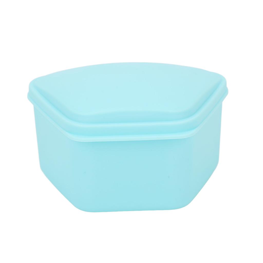 Trapezoid Orthodontic Retainer Case Travel Portable Denture Mouth Guard Storage Box for Home Office