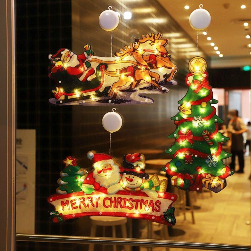 

Elk-shaped LED Christmas Lights Snowman Christmas Decoration Lights Bedroom Decoration
