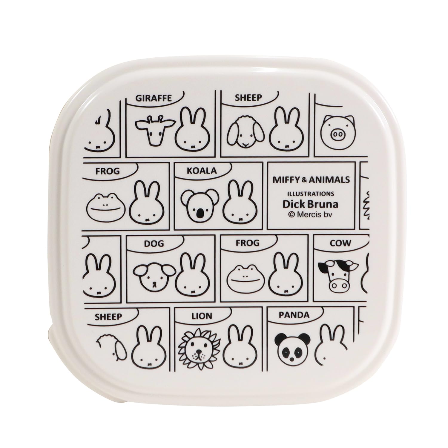 

Kutsuwa Miffy & Животные Коробка со стикерами (Набор из 3 шт.) СЕРИЯ MIFFY & ANIMALS MF888 Сделано в Японии