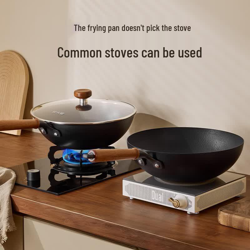 

COOKER KING Titanium-Reinforced Wrought Iron Wok